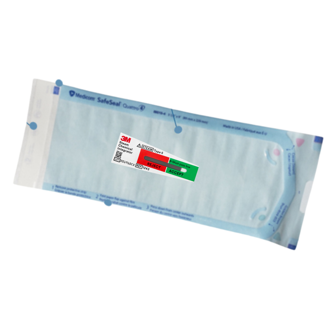 Sterile packaging indicators & expiry labels