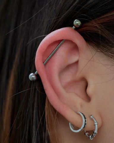 Industrial Piercing 101: Healing Tips and Aftercare