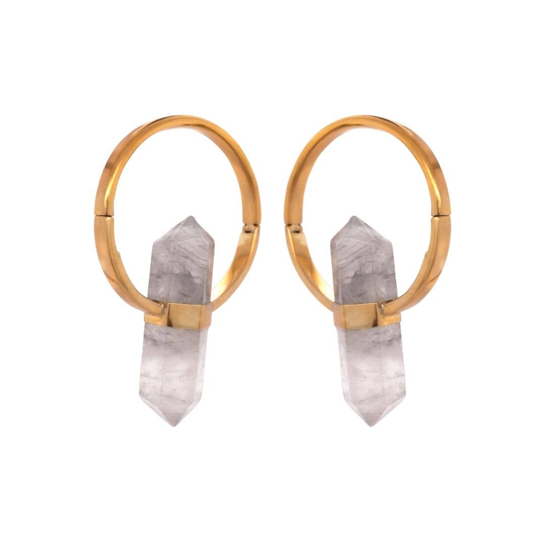 Alchemy Weights - Smoky Quartz - Brass