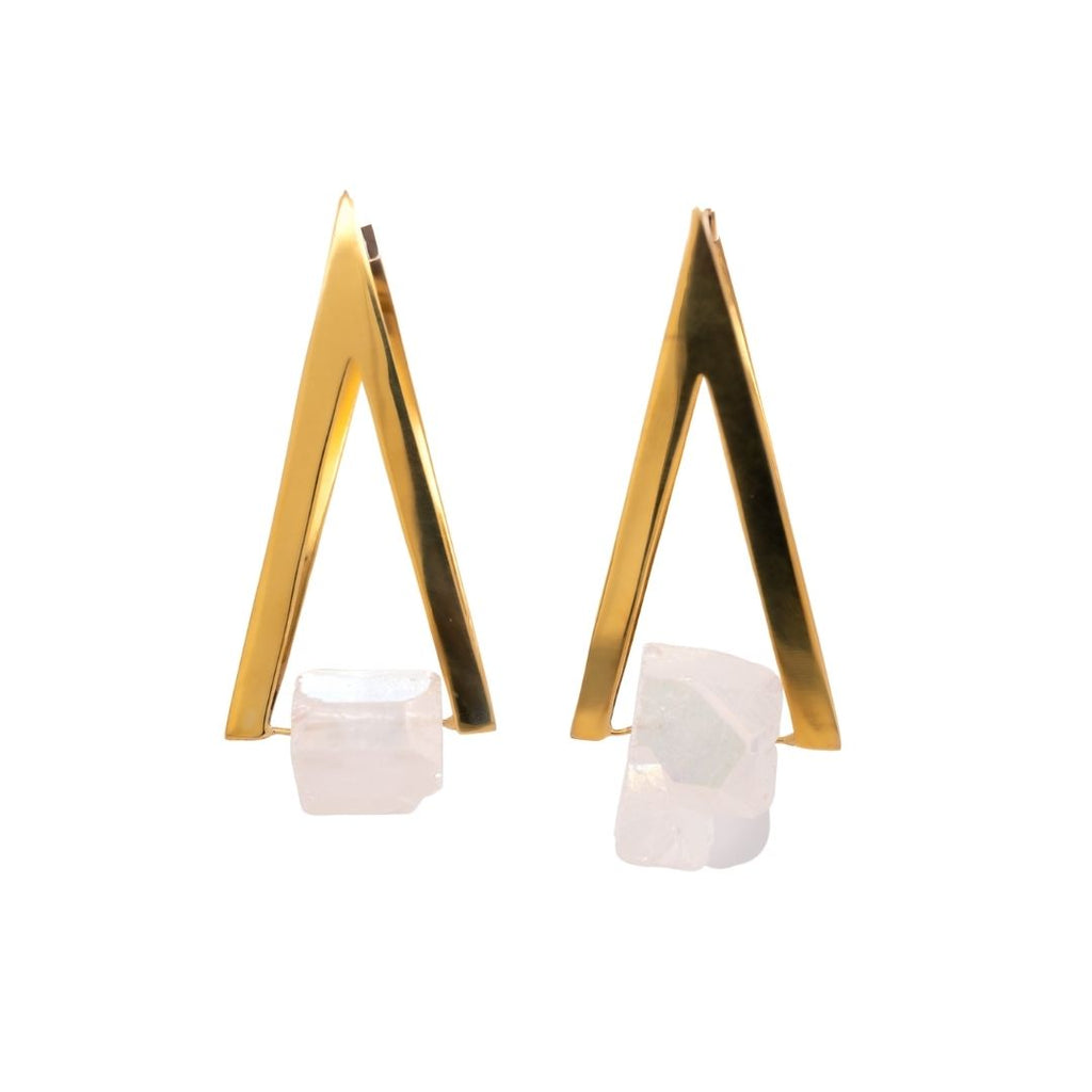 Vida Earrings - Angel Aura - Gold Plated