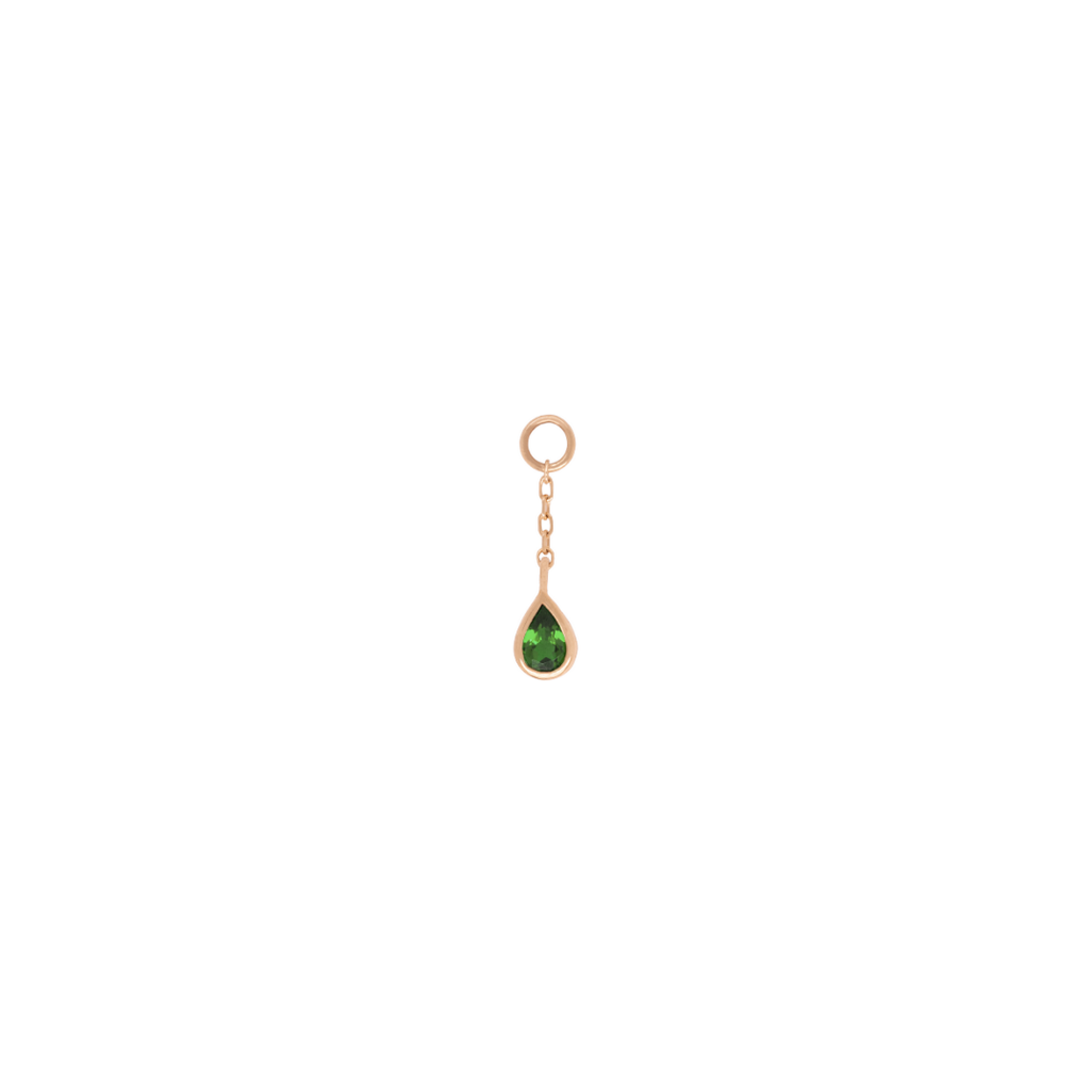 Concorde - Green Tourmaline + Chain - Charm