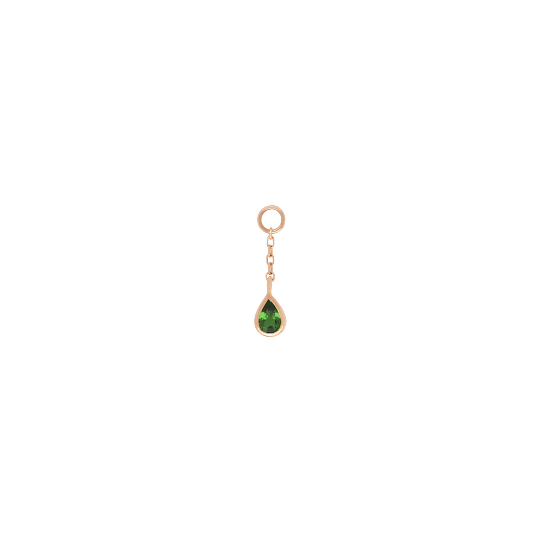 Concorde - Green Tourmaline + Chain - Charm