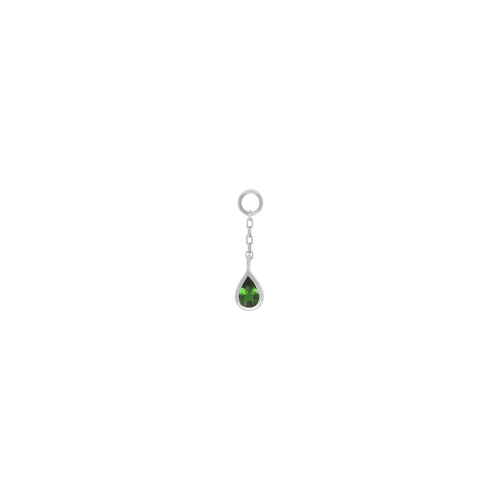 Concorde - Green Tourmaline + Chain - Charm