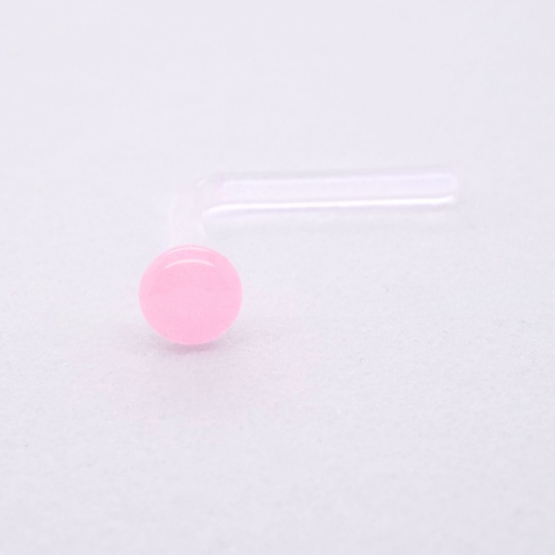 Glass Nostril Retainer - Assorted Colors