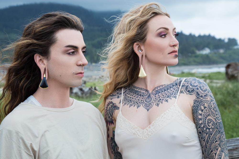 Lourde Weights - Rose Gold Plated