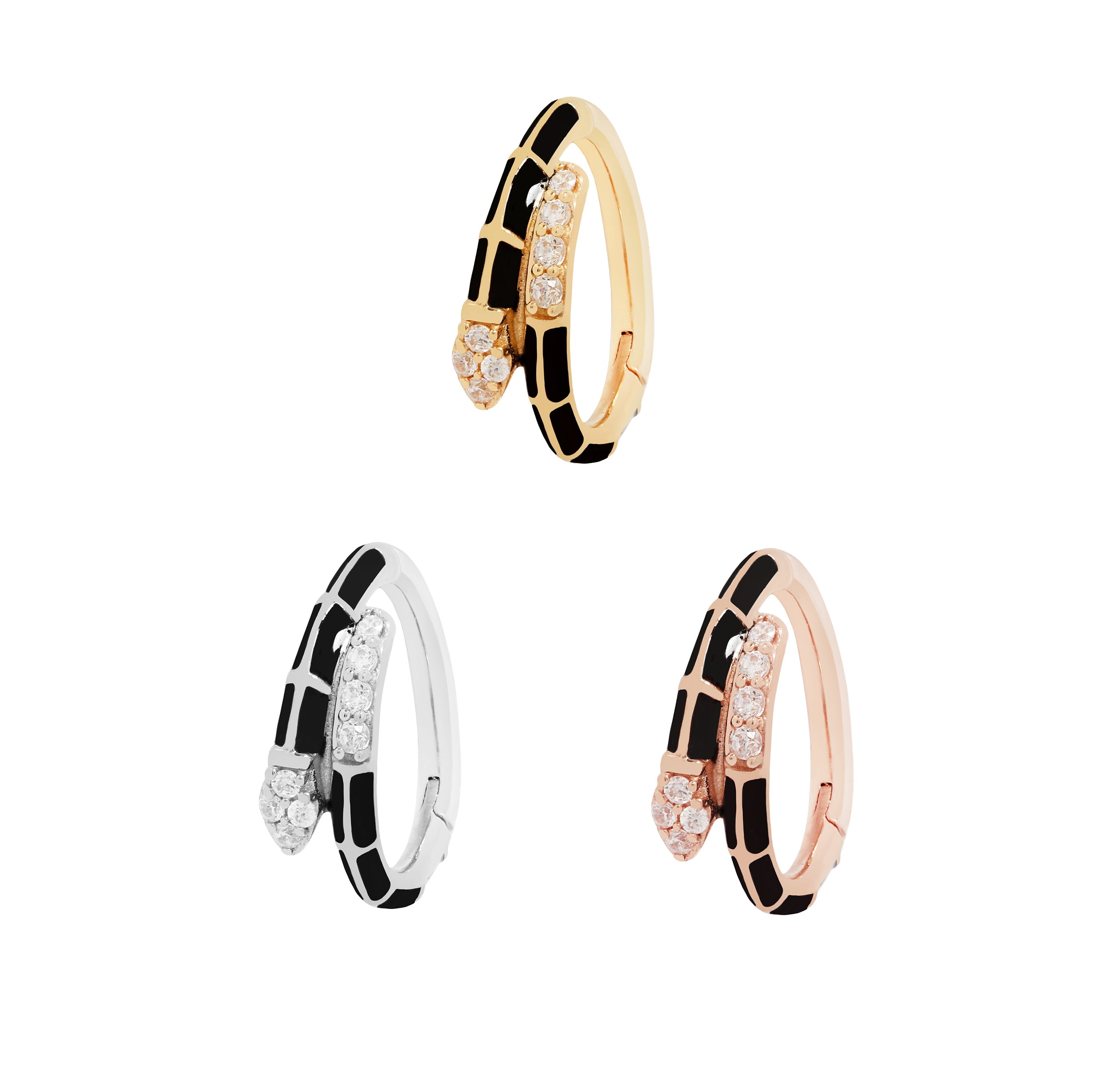 Anti Hero - Enamel + CZ - Clicker