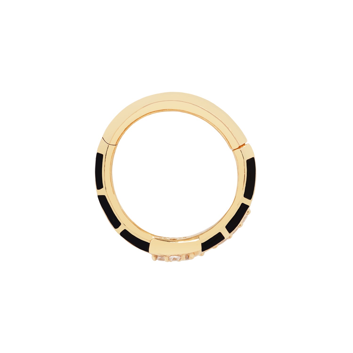 Anti Hero - Enamel + CZ - Clicker