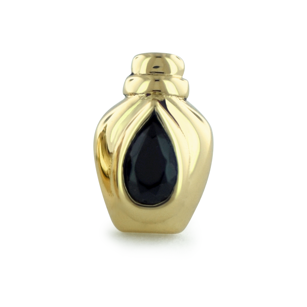 18K Gold Poison Bottle