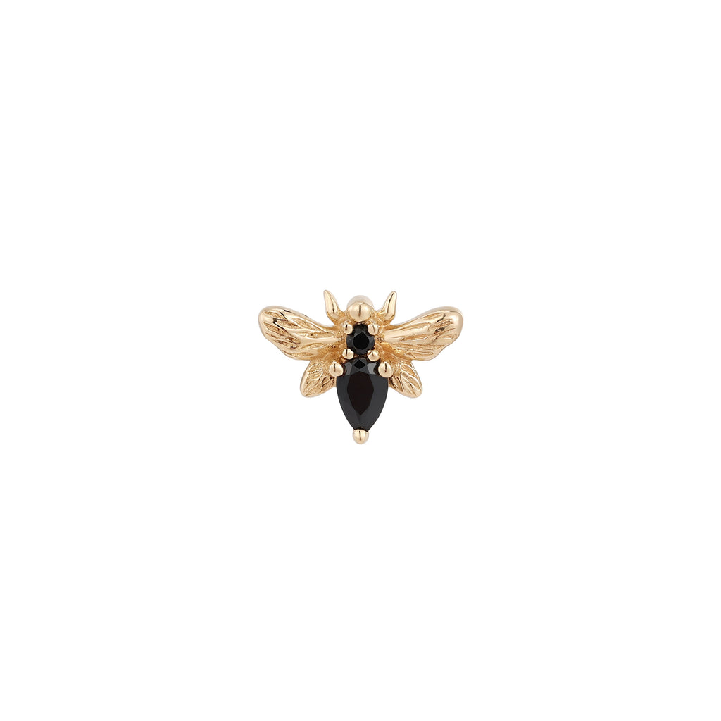 Bee Chic - Black Spinel - Threadless End