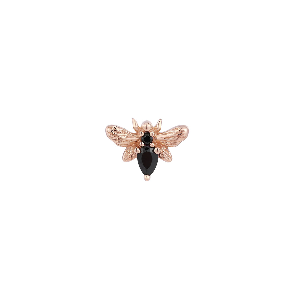 Bee Chic - Black Spinel - Threadless End