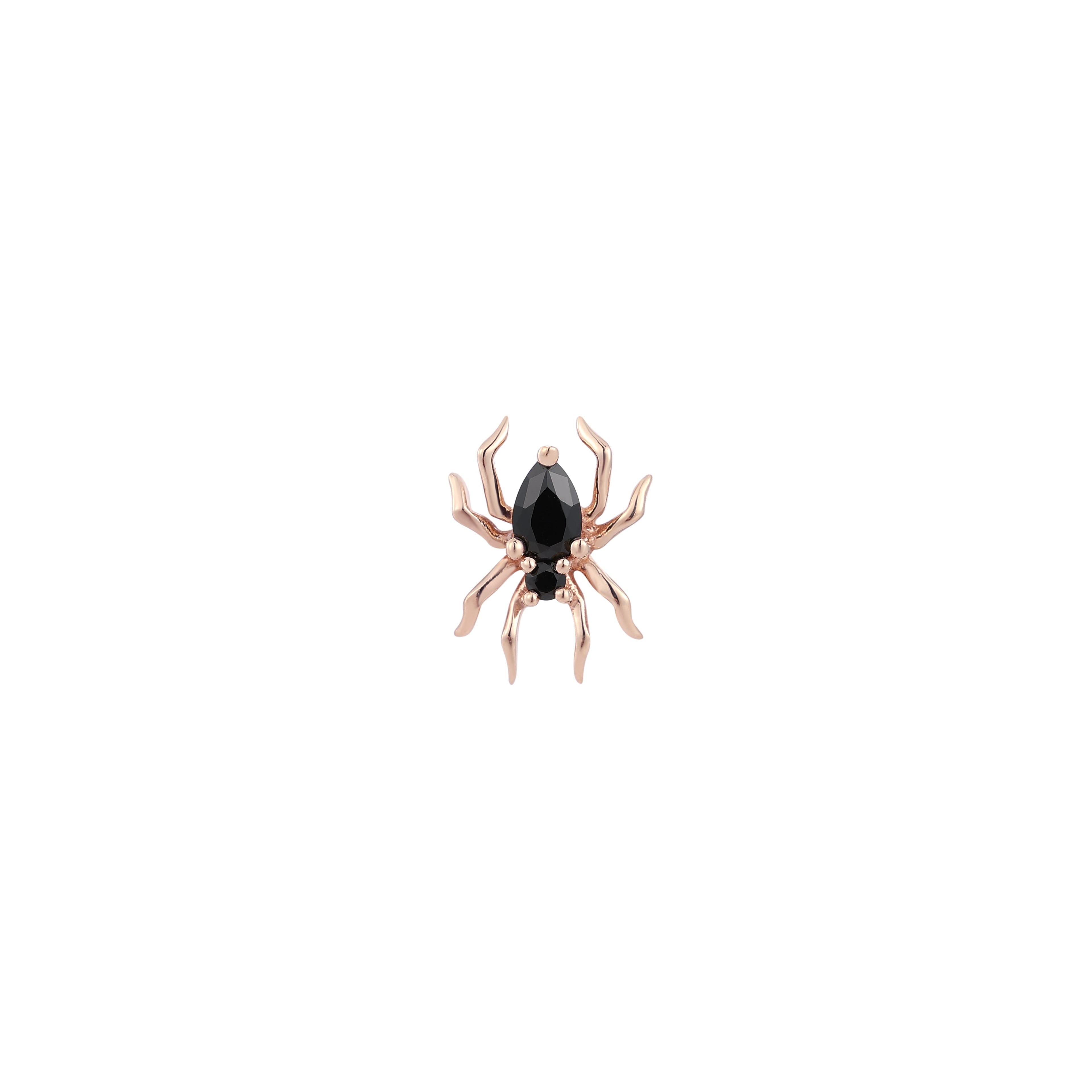 Arachne - Black Spinel - Threadless End