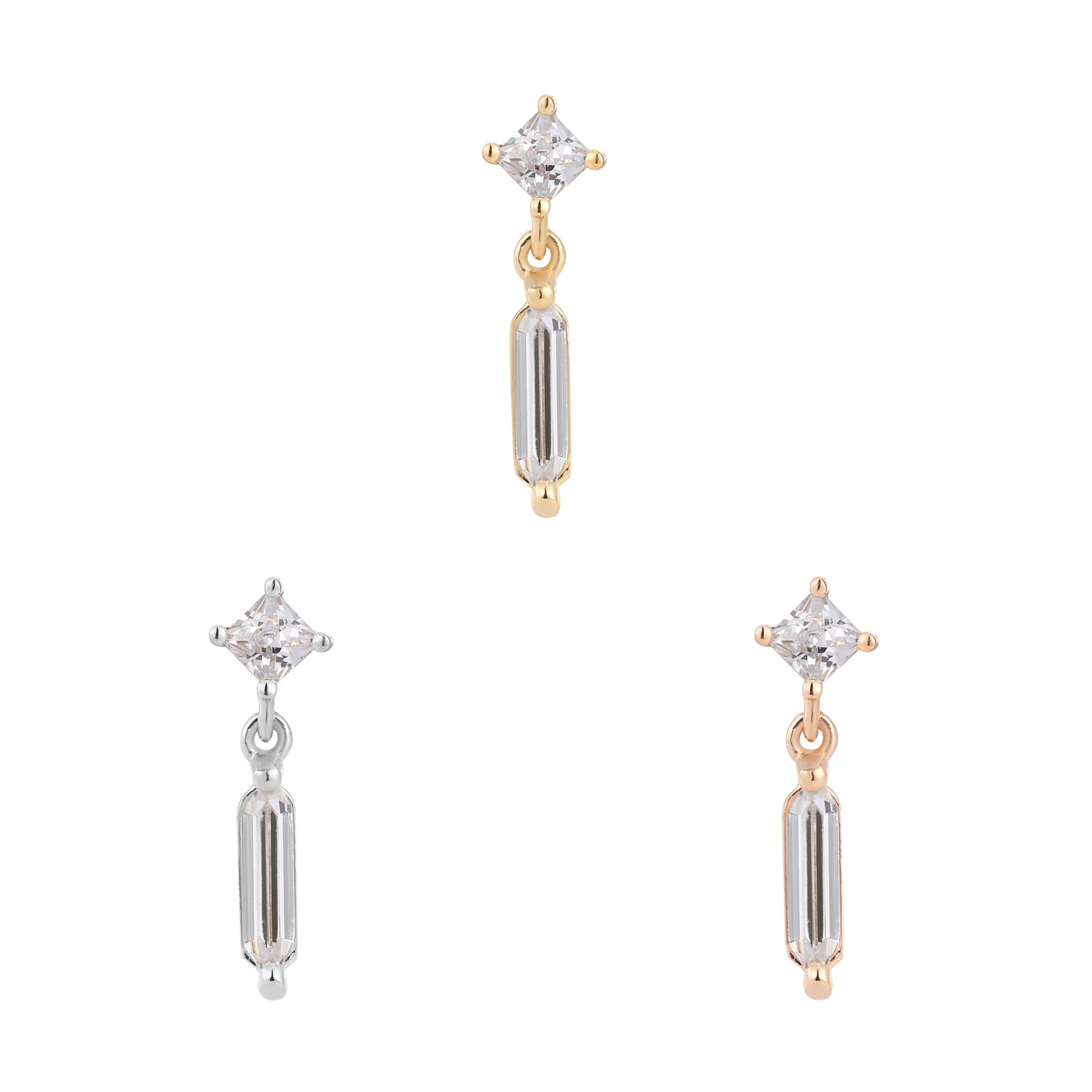 Aha Moment - CZ - Threadless End