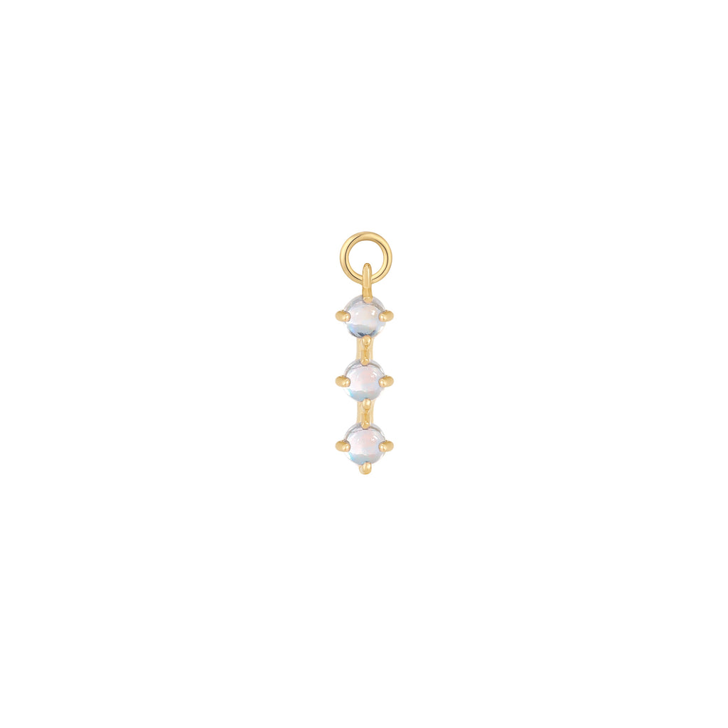 XOXO - Rainbow Moonstone - Charm