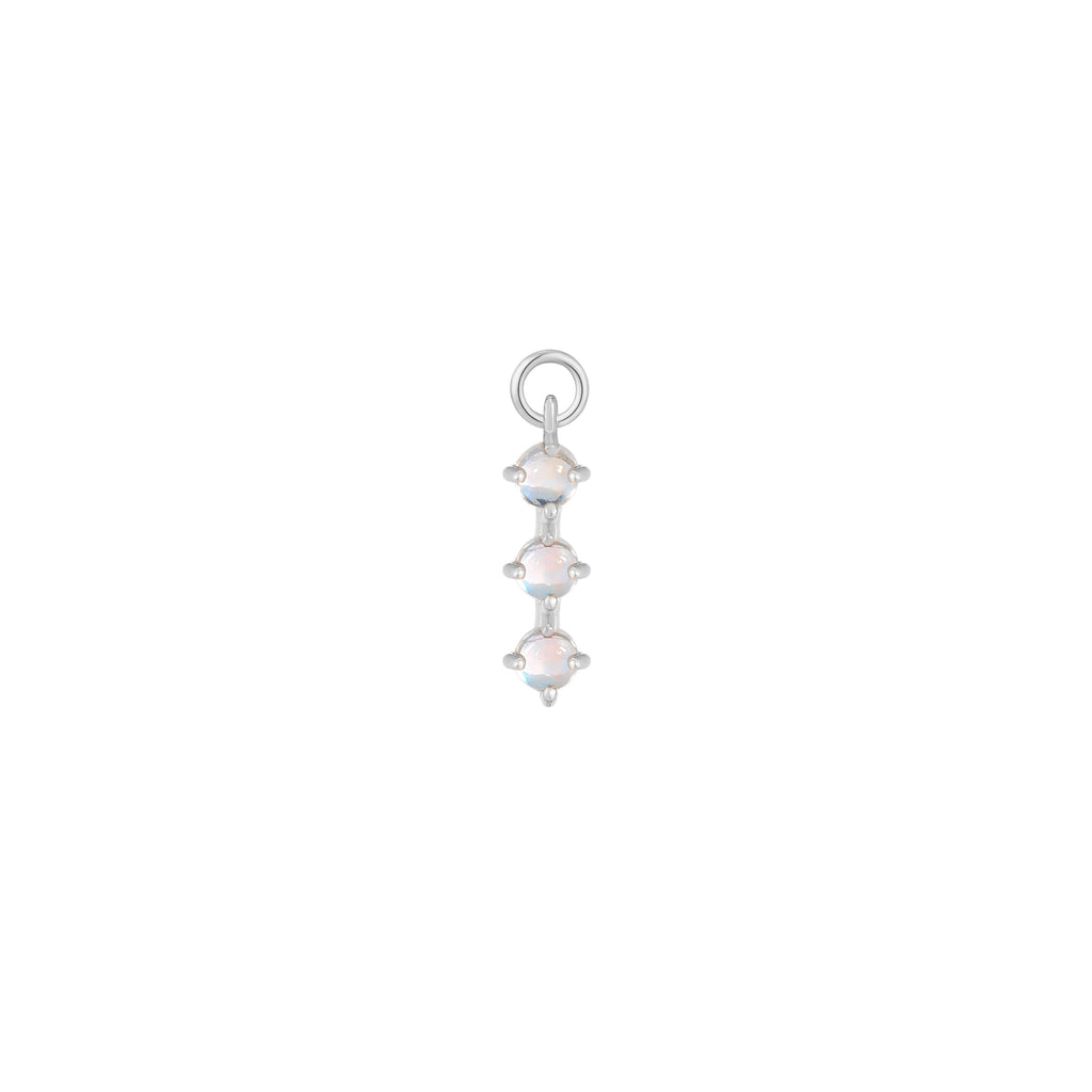 XOXO - Rainbow Moonstone - Charm