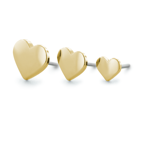 18K Gold Heart
