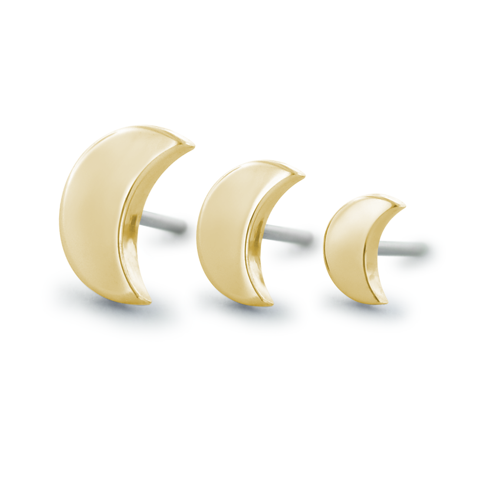 18K Gold Moon