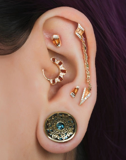 Gilty Pleasure - Garnet + Diamond - Clicker