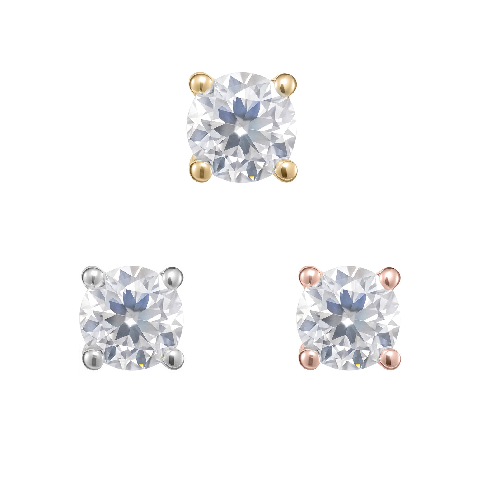 Genuine Moissanite Prong Combine