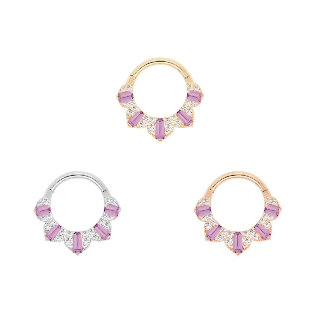 Gilty Pleasure - Amethyst + Diamond - Clicker