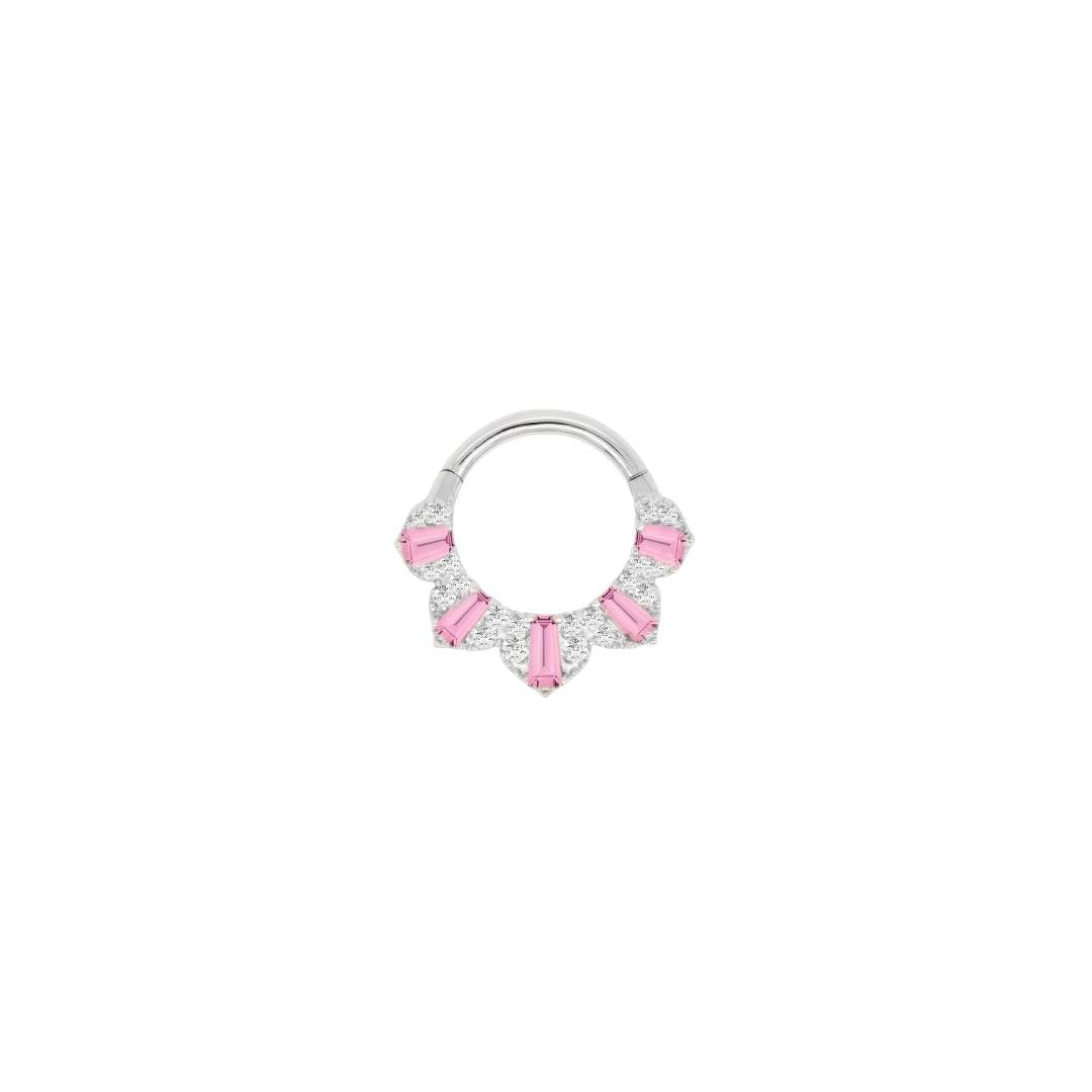 Gilty Pleasure - Pink Tourmaline + Diamond - Clicker