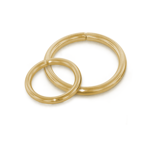 18ga 18K Gold Seam Ring