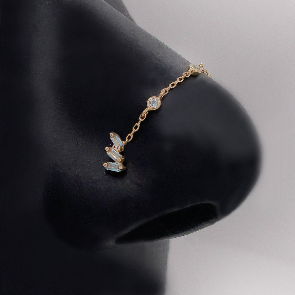 Staxx - London Blue Topaz - Threadless End