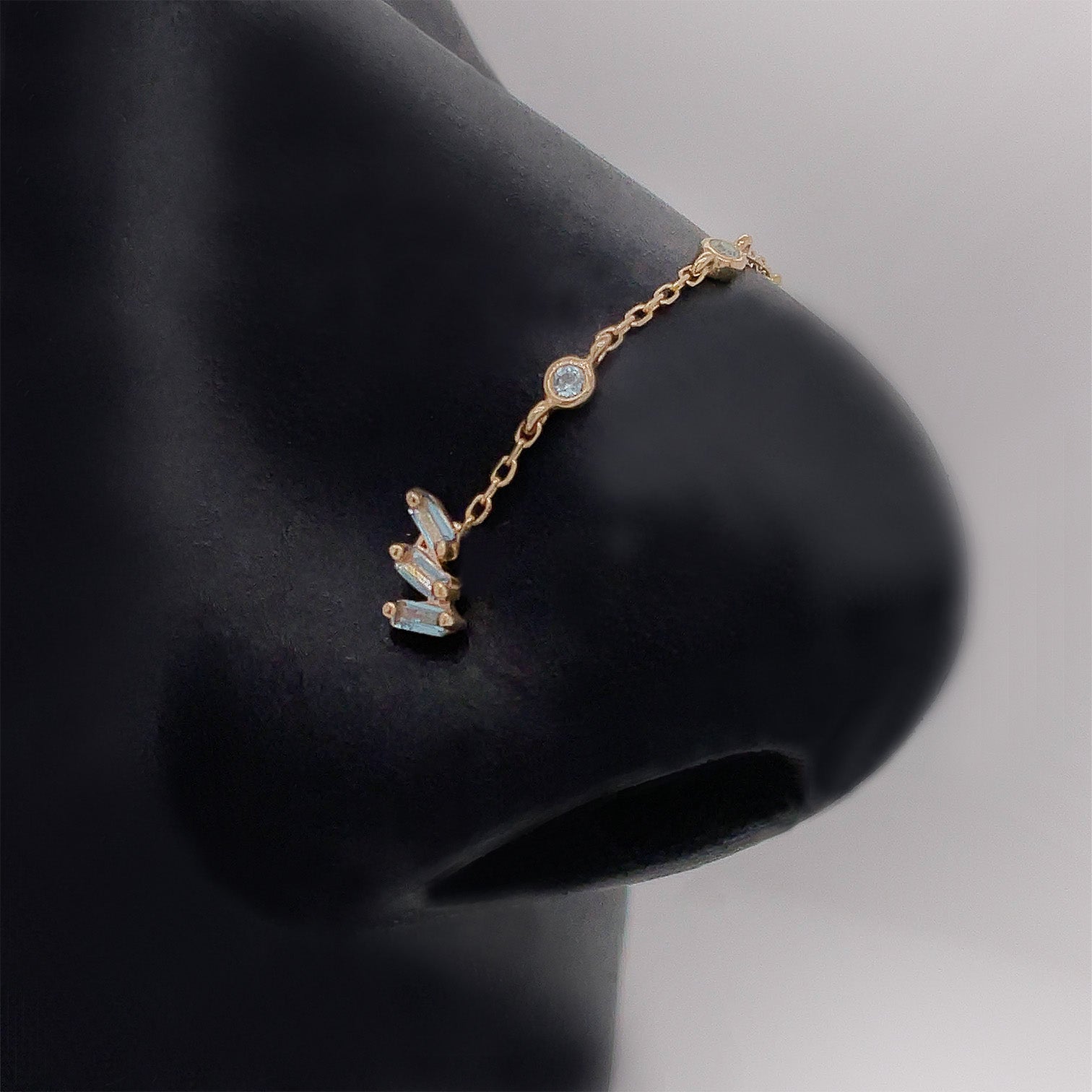 Staxx - London Blue Topaz - Threadless End