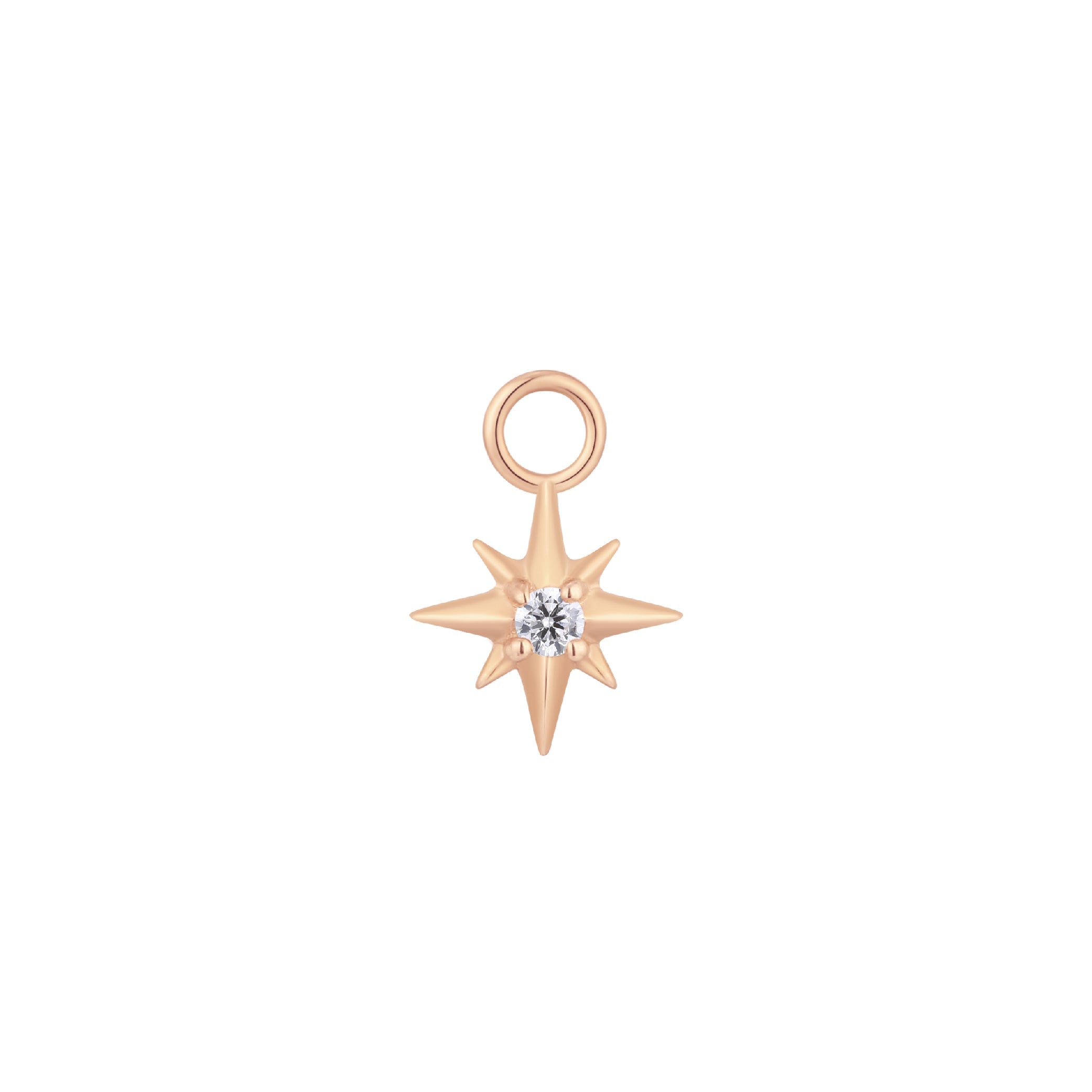 Luminary - CZ - Gold Charm