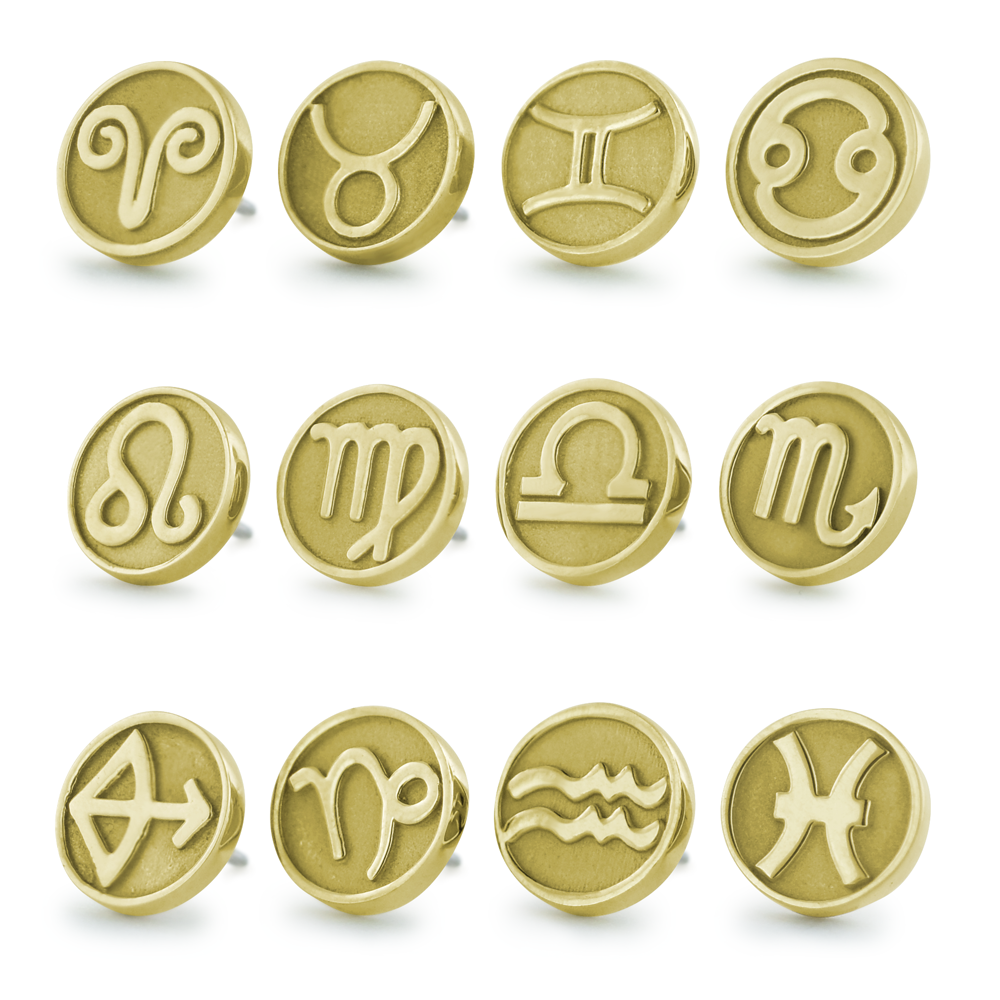 18K Gold Zodiac