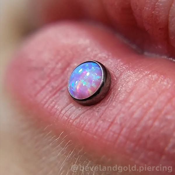 Titanium Bezel Set Cabochon