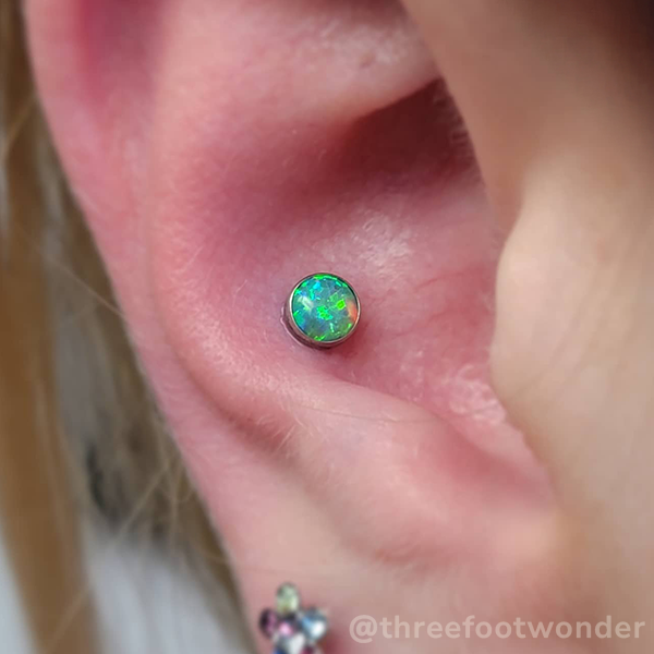 Titanium Bezel Set Cabochon