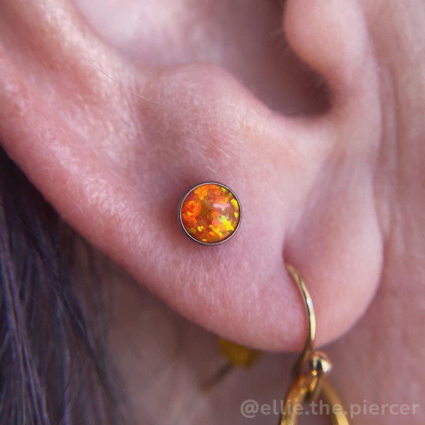 Titanium Bezel Set Cabochon