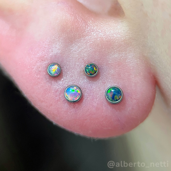 Titanium Bezel Set Cabochon