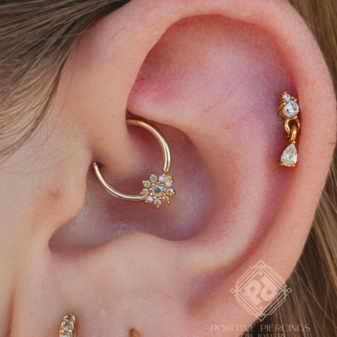 Eloise Mercury Mist Topaz Seamless Ring