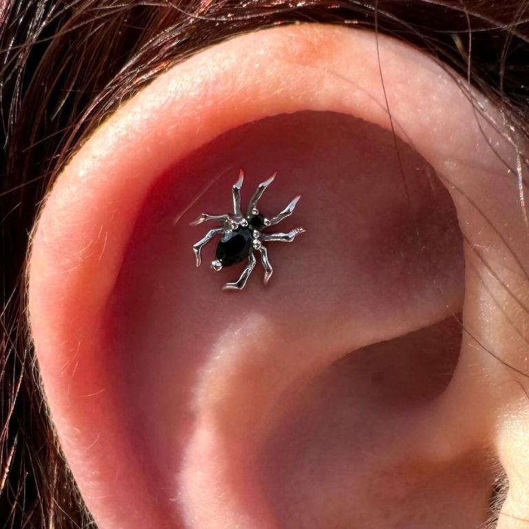 Arachne - Black Spinel - Threadless End