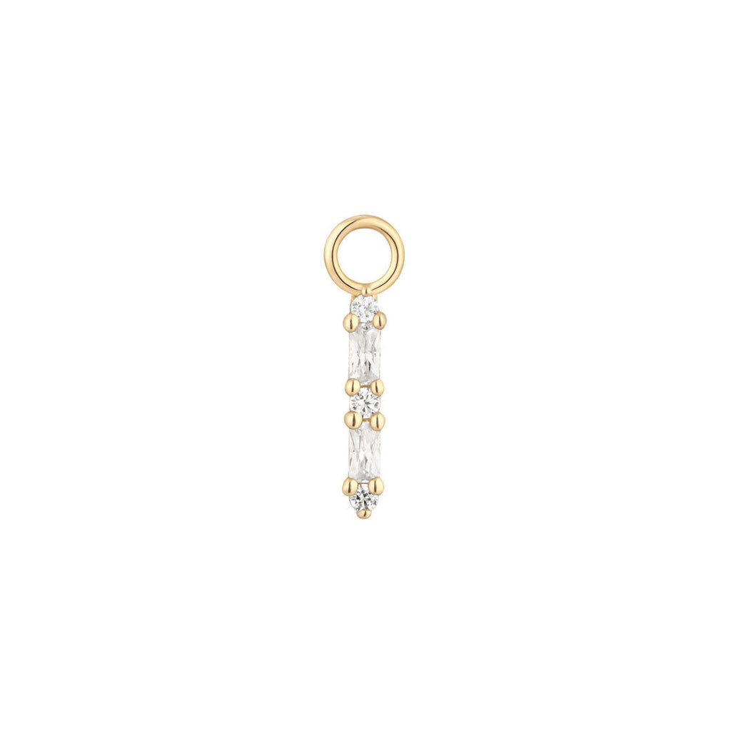 Standout - CZ - Gold Charm