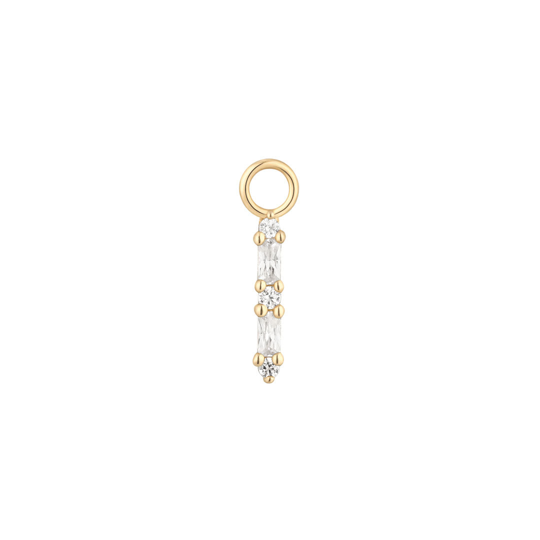 Standout - CZ - Gold Charm