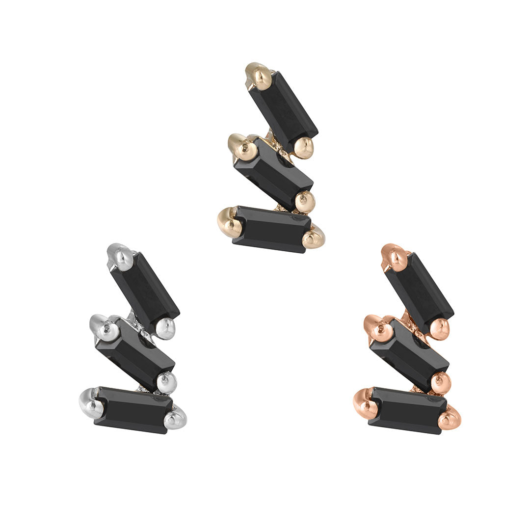 Staxx - Black Spinel - Threadless End