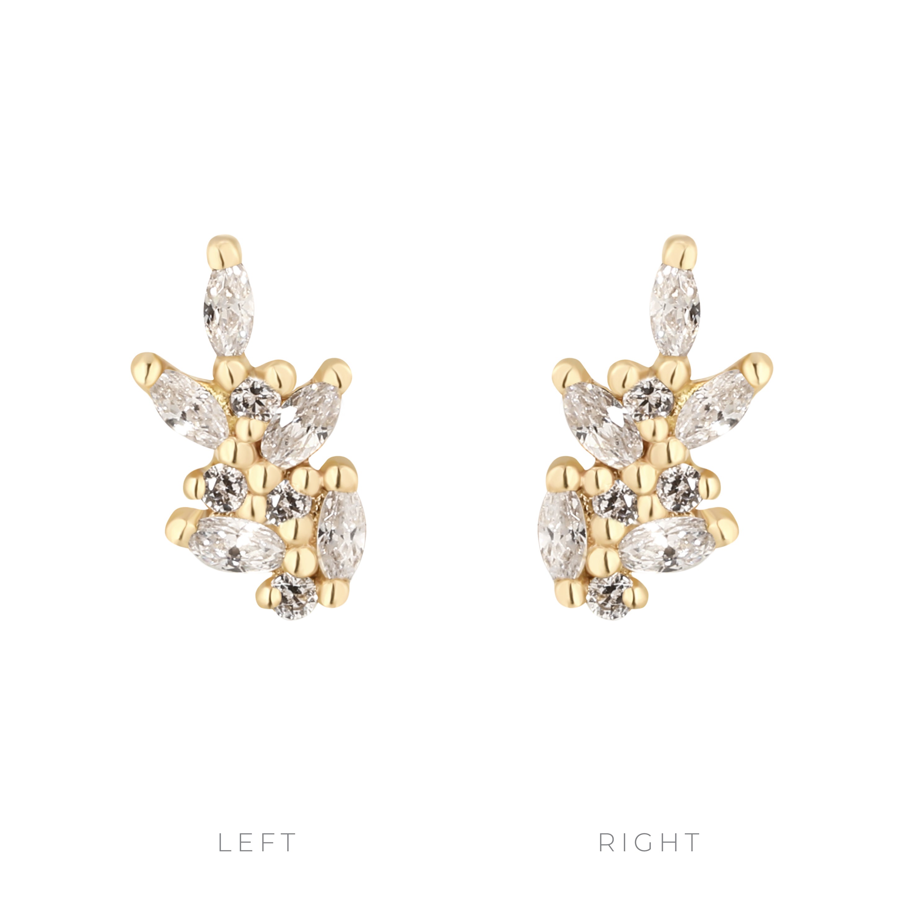 Wildflower - CZ - Threadless End