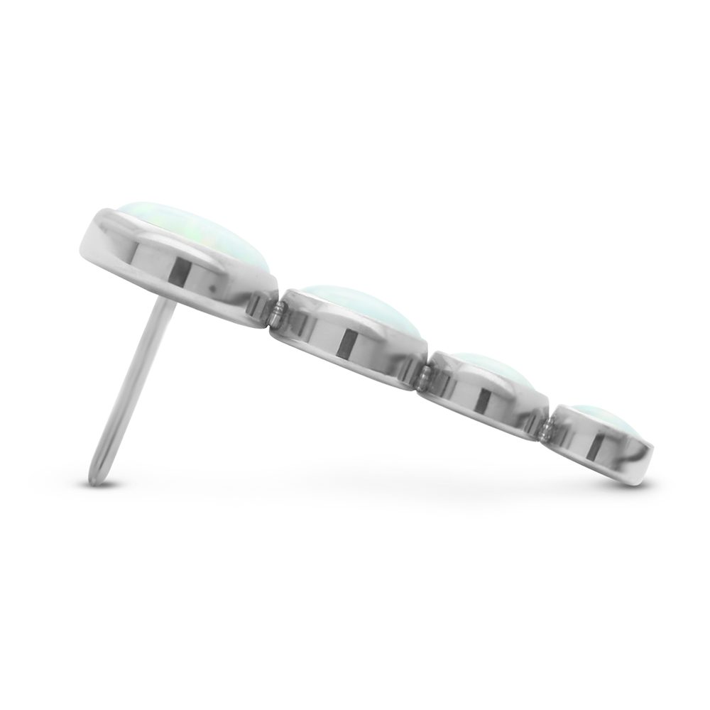 Bezel Set Cabochon Cluster - Tapered