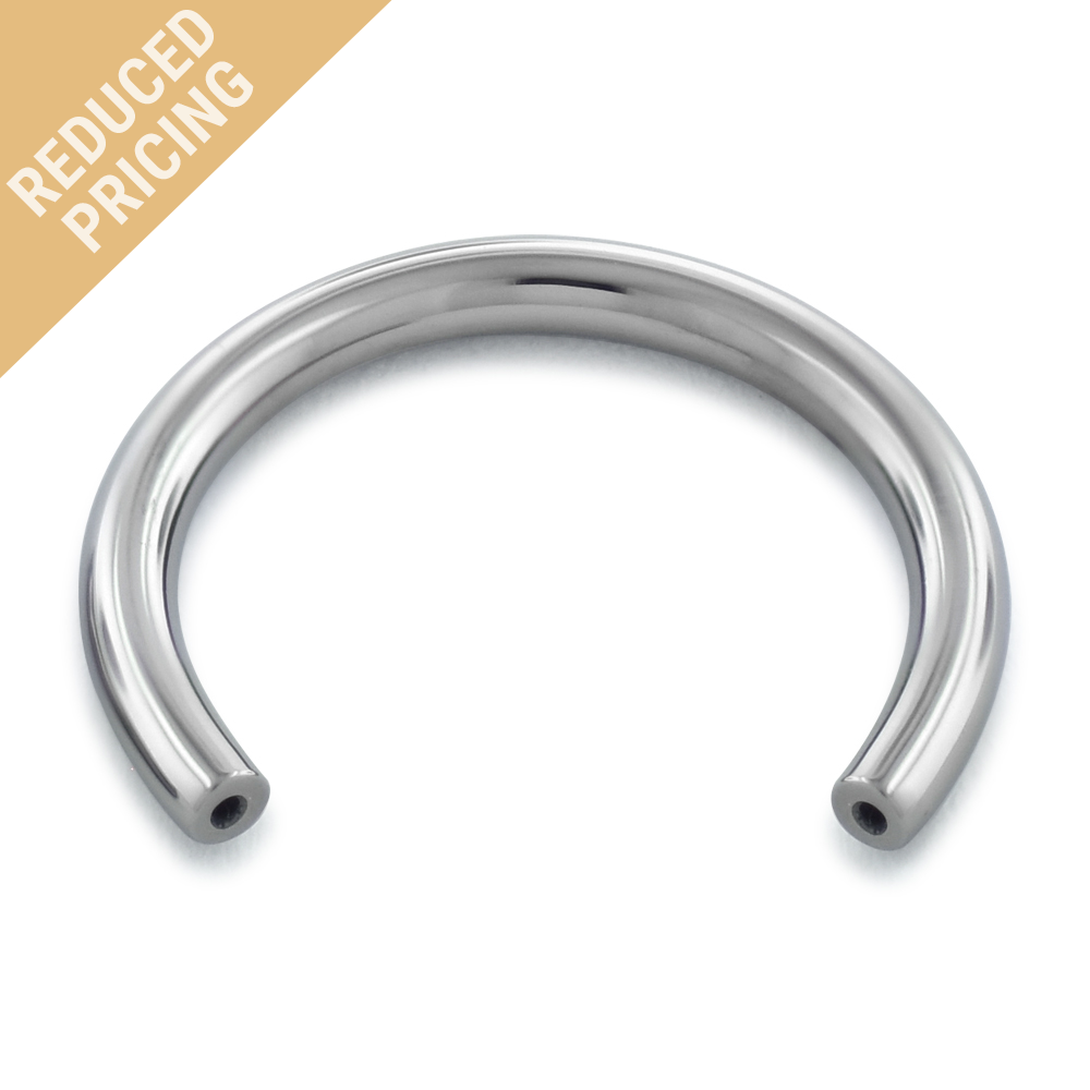 Titanium 14ga Threadless Circular Barbell