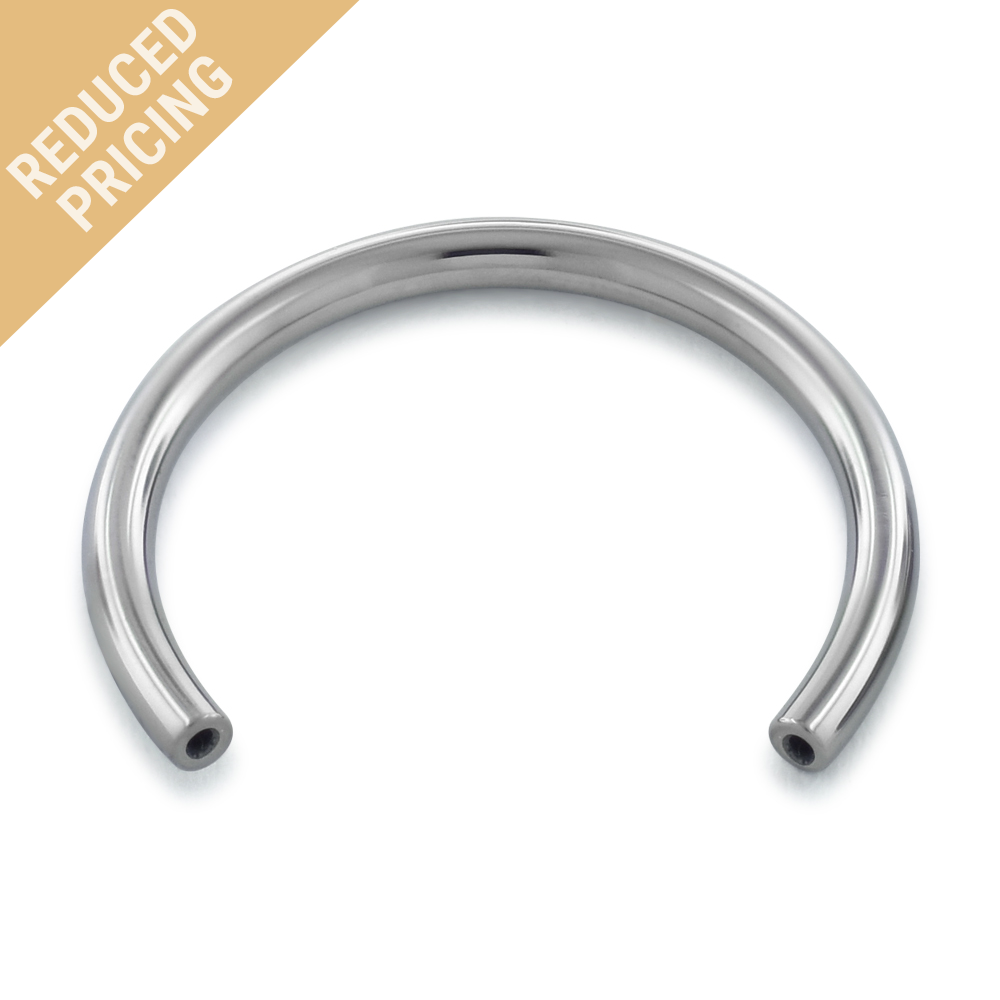 Titanium 16ga Threadless Circular Barbell
