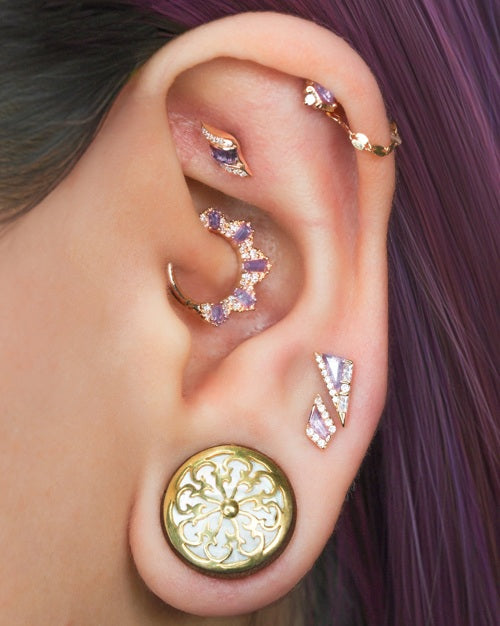 Gilty Pleasure - Amethyst + Diamond - Clicker