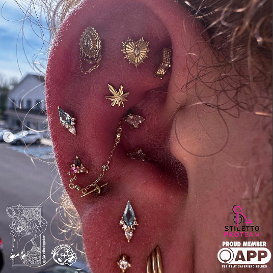 3 Bezel Bead - London Blue Topaz - Chain