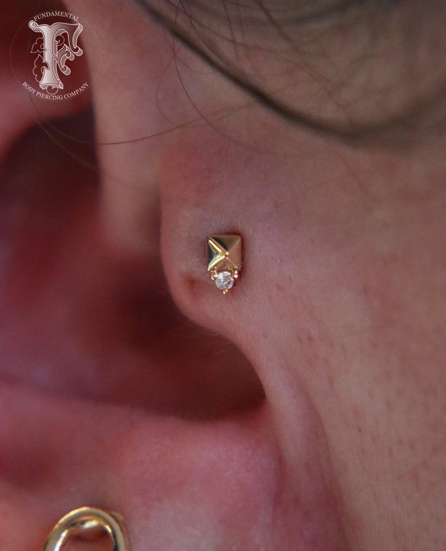 Rhodes - Genuine Diamond - Threadless End