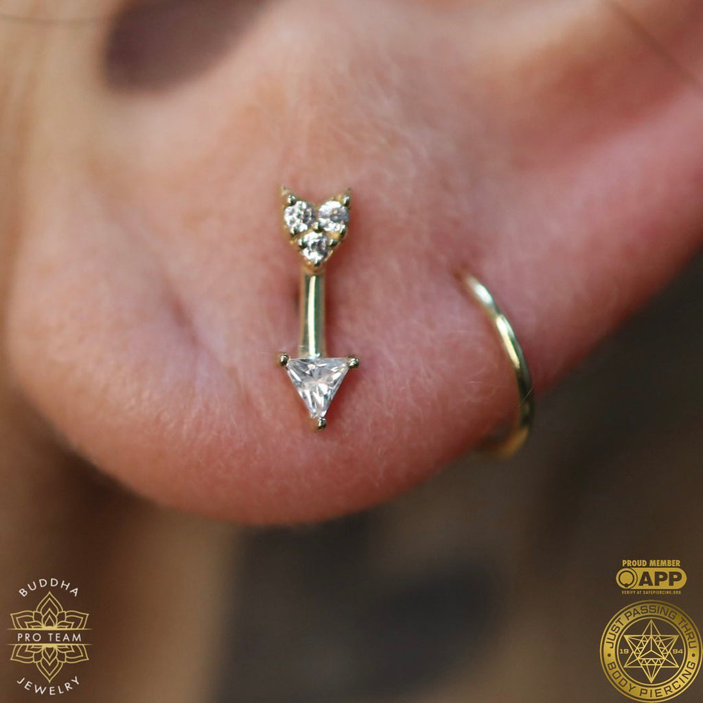 Zandra - CZ - Threadless End