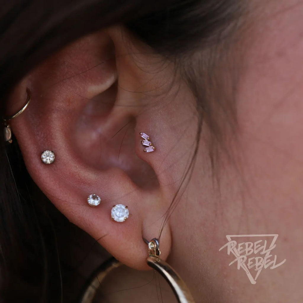 Staxx - Pink Sapphire - Threadless End