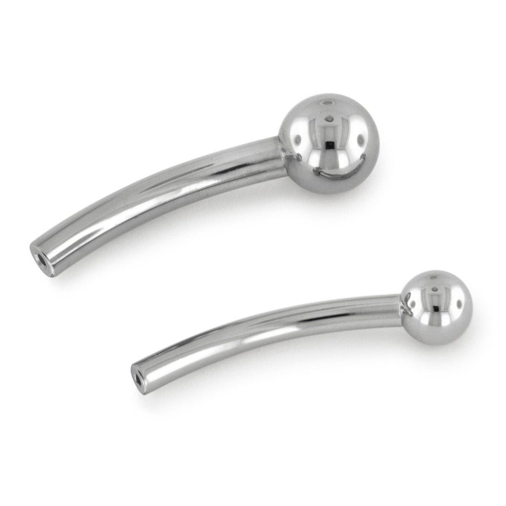 Titanium Curved Barbells - Fixed End